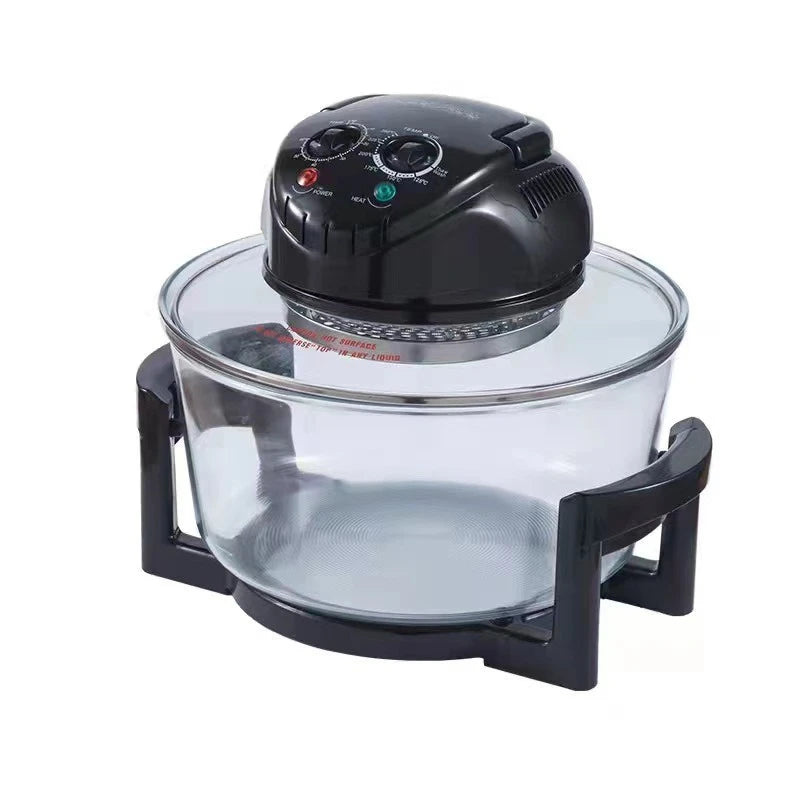 12L Air Fryer Oil-free Electric Fryers Visible Household Automatic Oven Deep Fryer Multifunctional Cooker