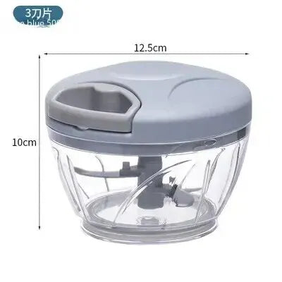 Home Kitchen Handheld Manual Ginger Grinder Garlic Multifunctional Vegetable Cutter