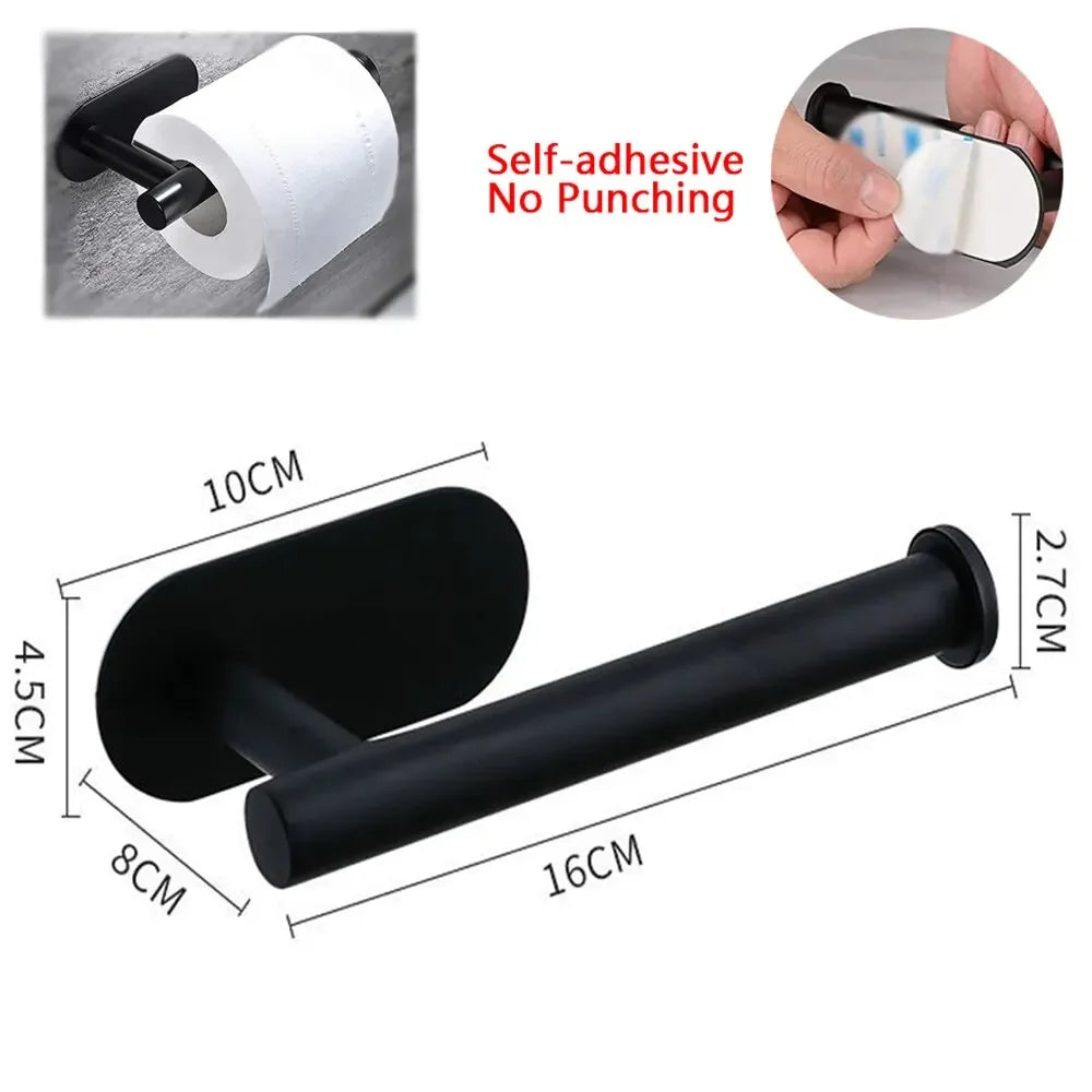 Self Adhesive Paper Towel Holder for Kitchen Cabinet,Bathroom Tissue and Towel Holder
