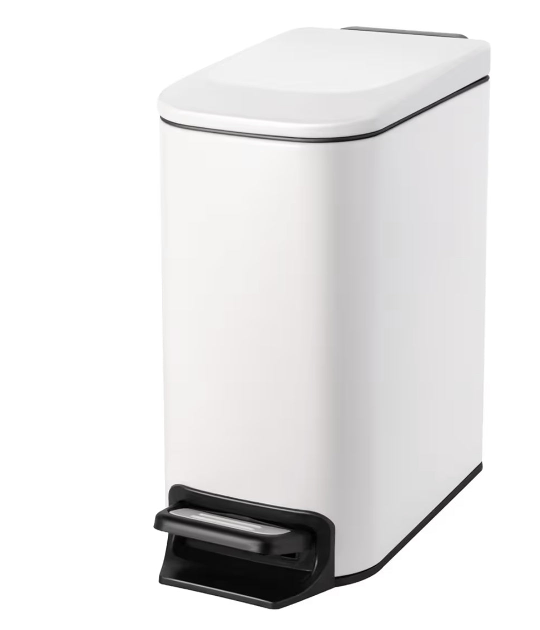 Cesun Small Bathroom Trash Can with Lid Soft Close, Step Pedal, 6 Liter / 1.6 Gallon Stainless Steel Garbage Can with Removable Inner Bucket, Anti-Fingerprint Finish