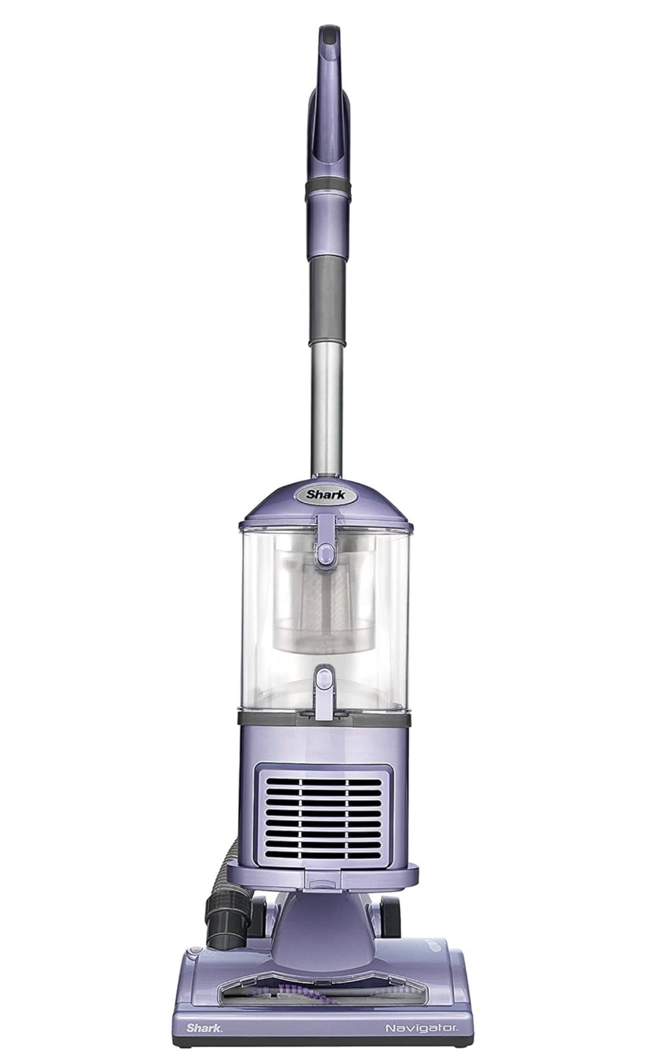 Shark NV352 Navigator Lift Away Upright Vacuum, Hepa Filter, Anti-Allergen Technology, Swivel Steering, Ideal for Carpet, Stairs, & Bare Floors, with Wide Upholstery & Crevice Tools, Lavender