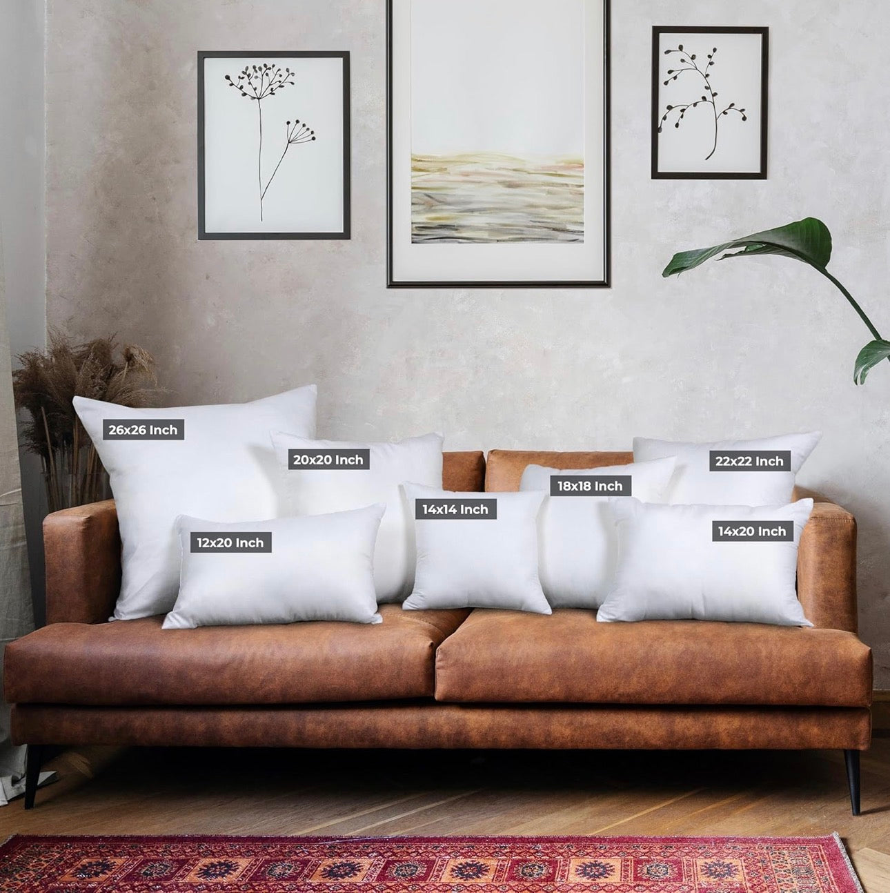 Utopia Bedding Throw Pillows (Set of 4, White) – 18 x 18 Inches Down Alternative Pillows for Bed, Sofa, and Couch - Fluffy Decorative Stuffer Pillow for Indoors & Outdoors