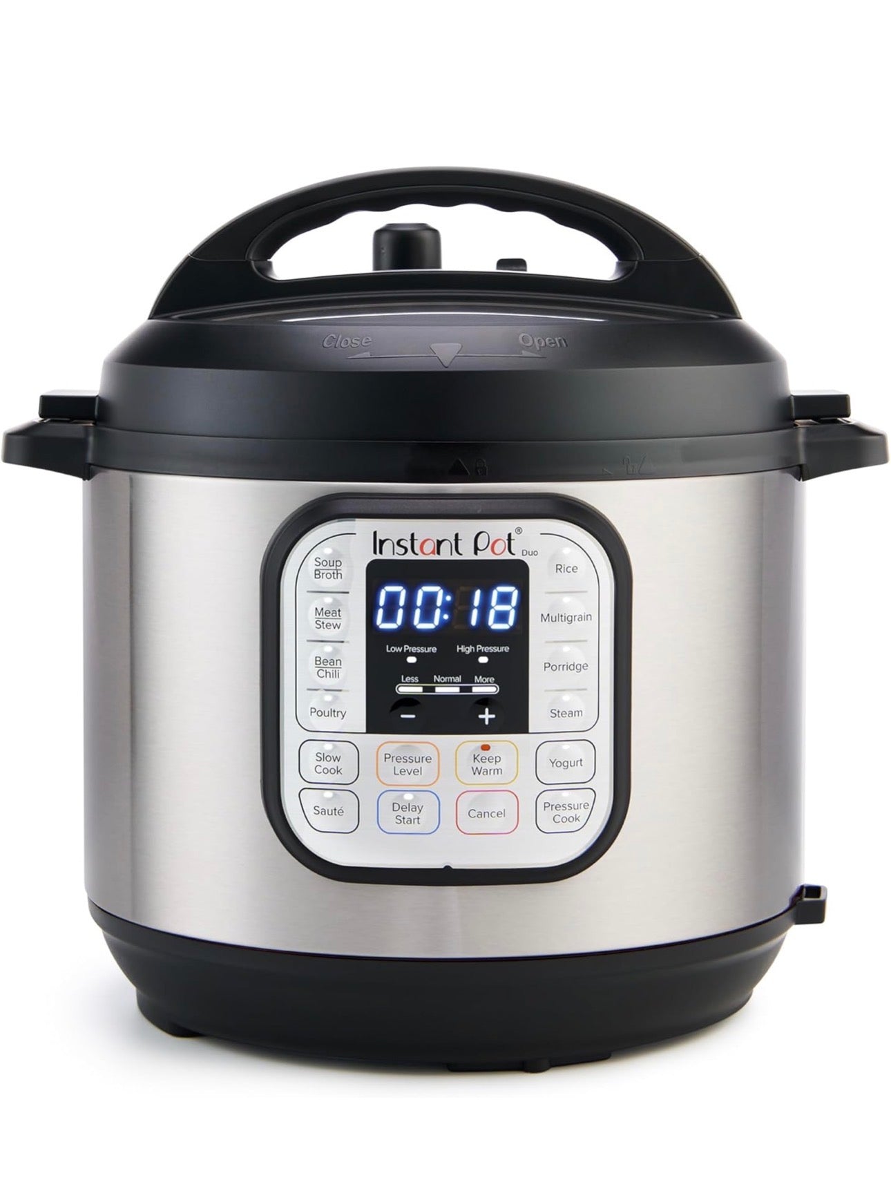 Instant Pot Duo 7-in-1 Electric Pressure Cooker, Slow Cooker, Rice, Steamer, Sauté, Yogurt Maker, Warmer & Sterilizer, Includes App With Over 800 Recipes, Stainless Steel