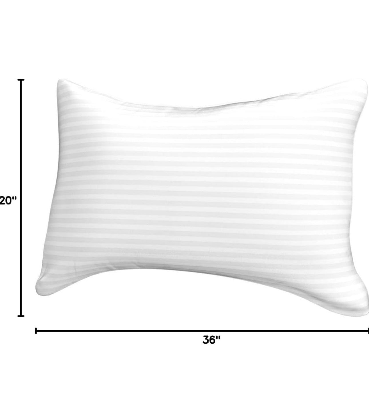 Beckham Hotel Collection Bed Pillows King Size Set of 2 - Down Alternative Pillow for Back, Stomach or Side Sleepers