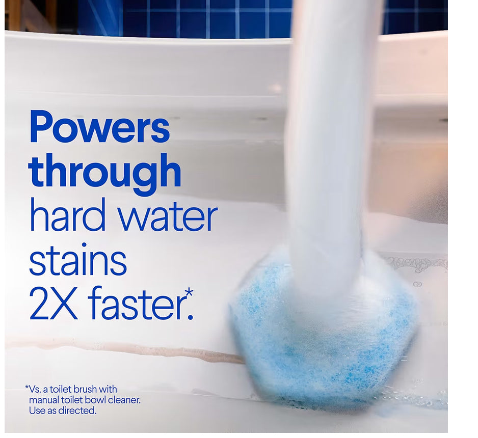 CLOROX ToiletWand Toilet Bowl Cleaner- Toilet Brush, Storage Caddy and 16 Disinfecting Refill Heads