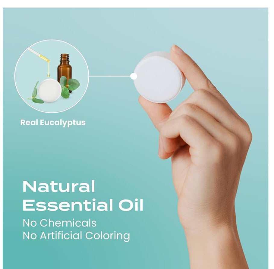 Body Restore Shower Steamers Aromatherapy 15 Pack – Valentines Day Gifts for Her and Him, Birthday Gifts for Women and Men, Relaxation, Stress Relief, Self Care – Eucalyptus