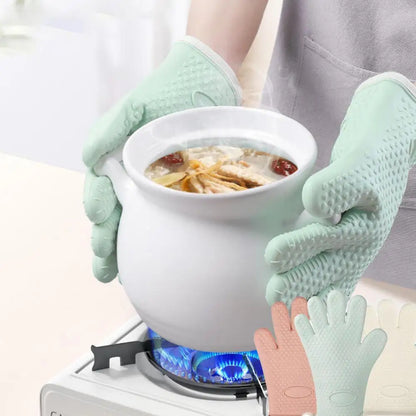 Oven Baking Gloves Oven Mitts Microwave Oven Gloves High-temperature Kitchen Baking Tools Bakeware Resistant Gloves