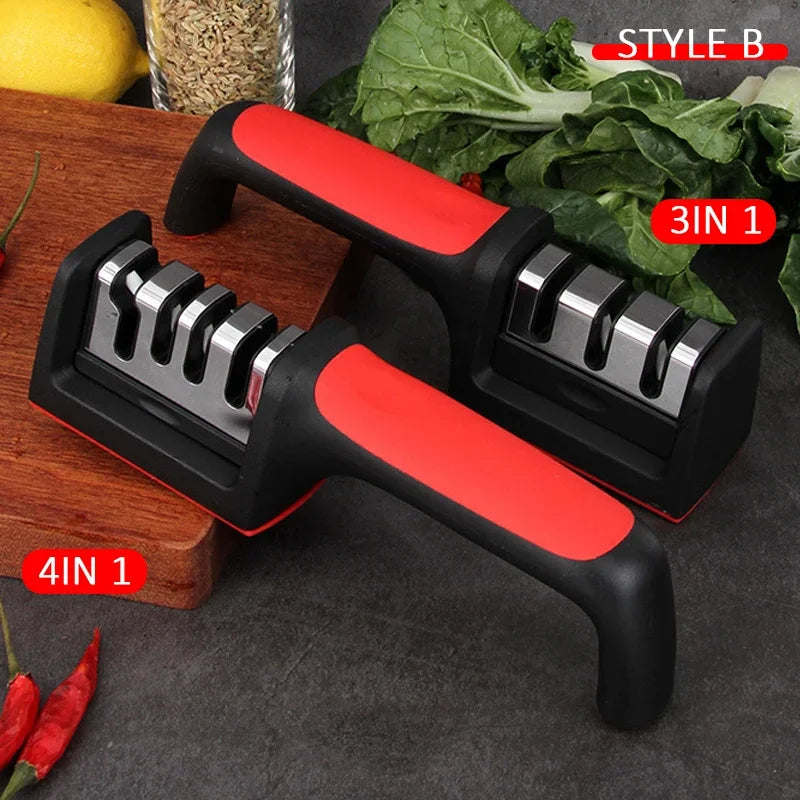 Segment Kitchen Knife Sharpener Black Sharpening