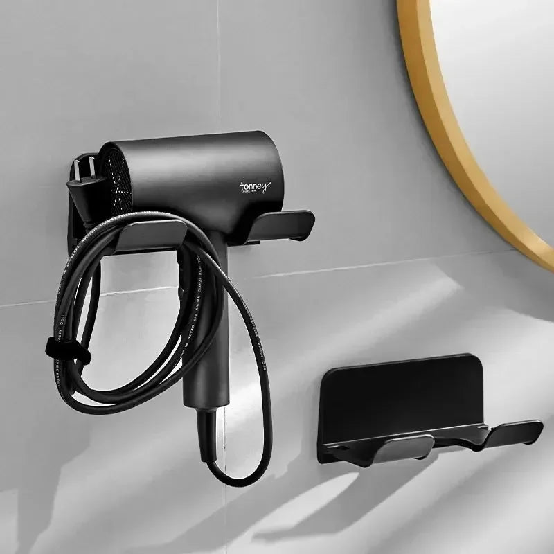 Hair Dryer Stand Holder Wall Mounted