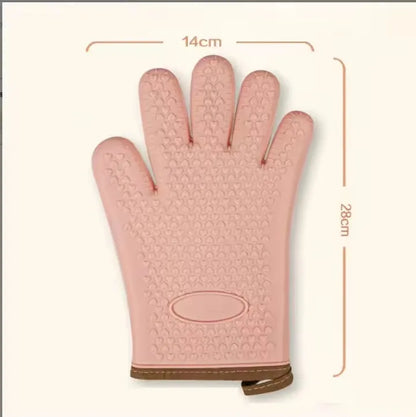 Oven Baking Gloves Oven Mitts Microwave Oven Gloves High-temperature Kitchen Baking Tools Bakeware Resistant Gloves