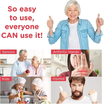 Portable Automatic Can Opener Electric Can Opener Hands-Off/Smooth Edge/Battery Operated One Touch Opener Electric Can Openers