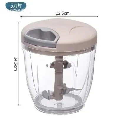 Home Kitchen Handheld Manual Ginger Grinder Garlic Multifunctional Vegetable Cutter