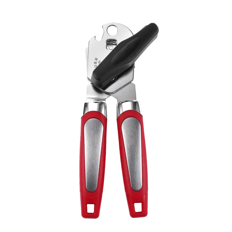 Can Opener Manual, Handheld Strong Heavy Duty Stainless Steel Can Opener