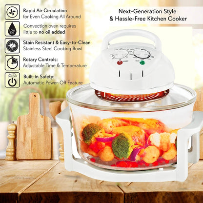 12L Air Fryer Oil-free Electric Fryers Visible Household Automatic Oven Deep Fryer Multifunctional Cooker