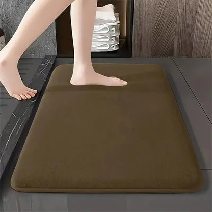Solid Bathroom Non Slip Quick Drying Door Mat