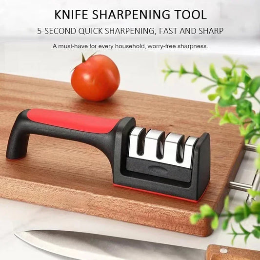 Segment Kitchen Knife Sharpener Black Sharpening