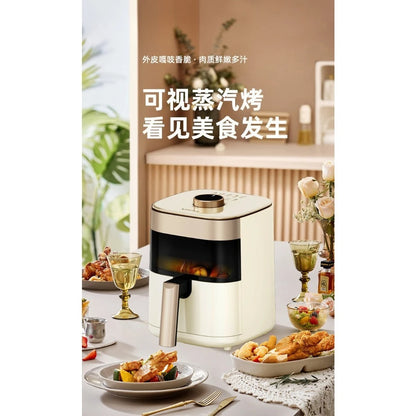 Air fryer - Home-use 5L large-capacity fryer, intelligent baking machine, multi-functional electric fryer, oven