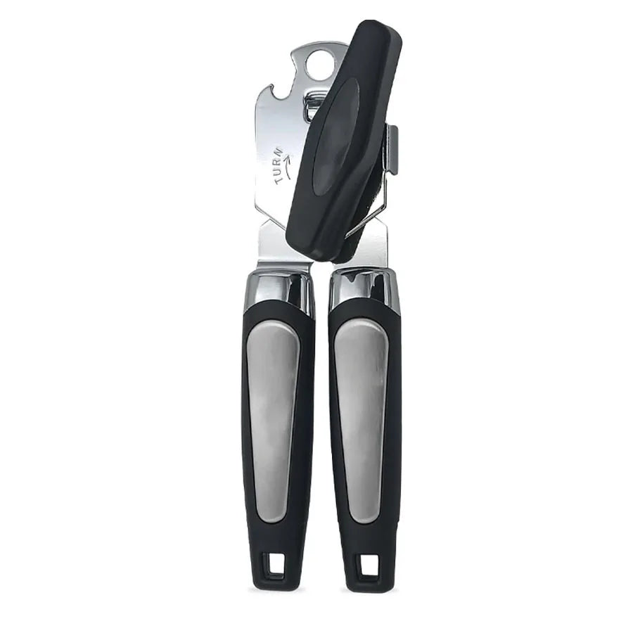 Can Opener Manual, Handheld Strong Heavy Duty Stainless Steel Can Opener