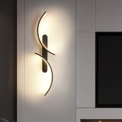 Modern Minimalist Wall Sconce Stylish Wall Lamp LED Sleek C Shape