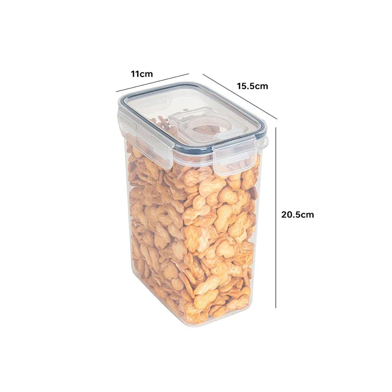 Food Storage Containers with Lids Stackable Treat Box Containers for Kitchen Pantry Organization