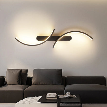 Modern Minimalist Wall Sconce Stylish Wall Lamp LED Sleek C Shape