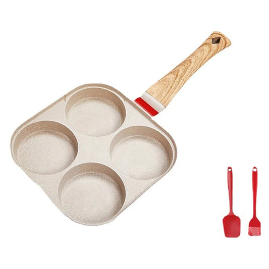 Non-stick Egg Pancake Four-hole Frying cooking Pan