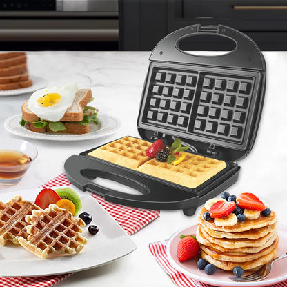 Waffle Maker with Non-Stick Coated Plates