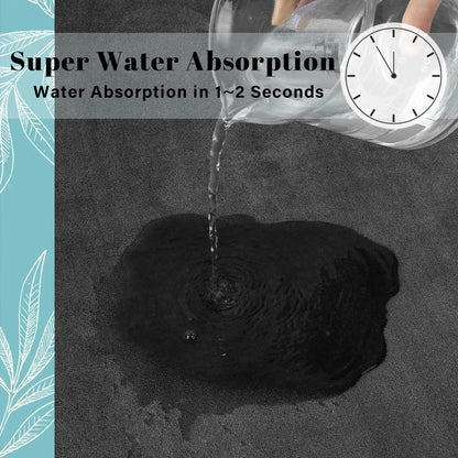 Solid Bathroom Non Slip Quick Drying Door Mat