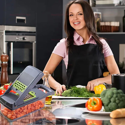 14/16 piece Portable Vegetable Chopper Cutting Tool