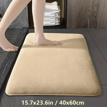 Solid Bathroom Non Slip Quick Drying Door Mat