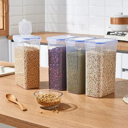 Food Storage Containers with Lids Stackable Treat Box Containers for Kitchen Pantry Organization