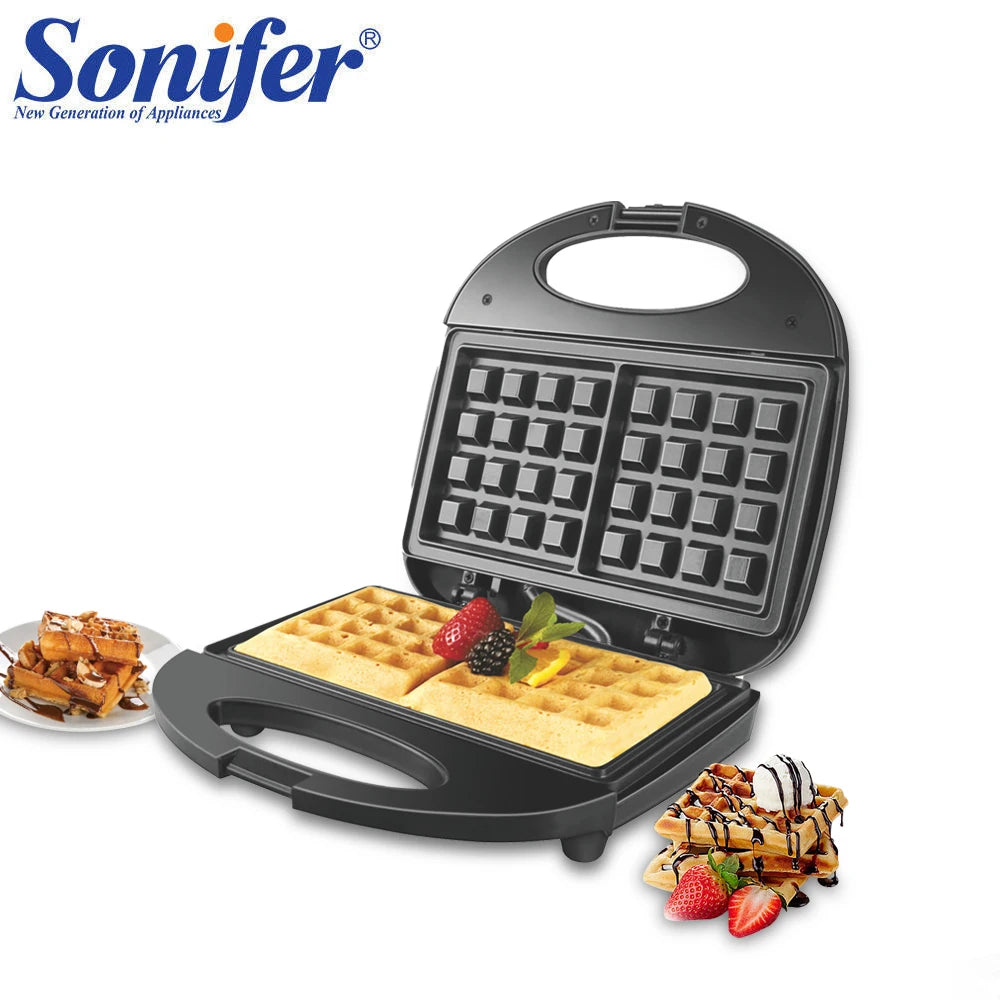 Waffle Maker with Non-Stick Coated Plates