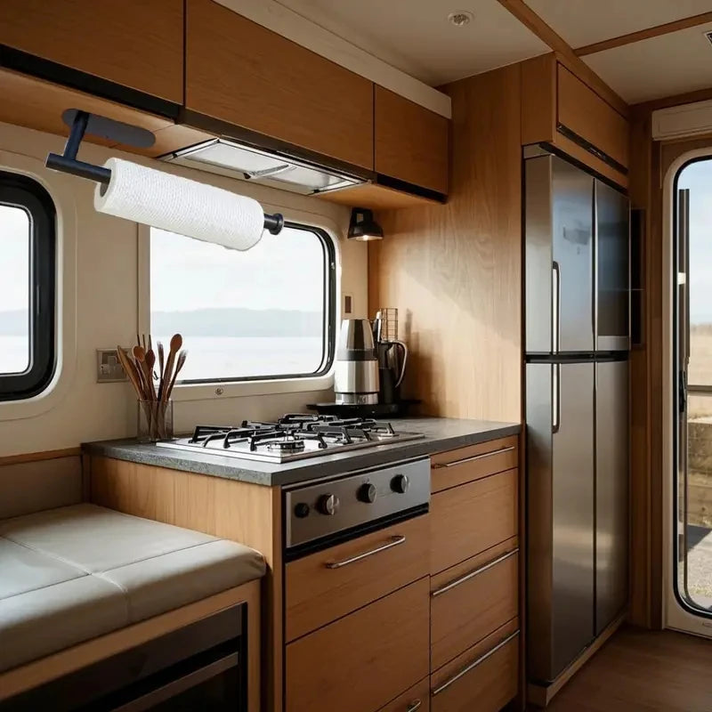 Self Adhesive Paper Towel Holder for Kitchen Cabinet,Bathroom Tissue and Towel Holder