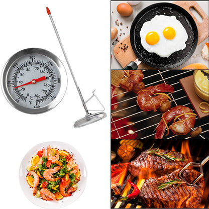 Kitchen Tools 0~200℃ Cooking Temperature Meter Stainless Steel Probe Thermomete
