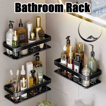Wall mounted shower shampoo rack bathroom rack towel rack