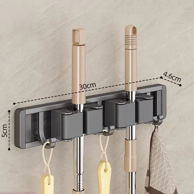 Mop and Broom Organizer Mop Holder Rack Mop Holder Wall Mounted