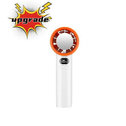 Portable Hand Fan , 120 Wind Speeds, Mini Bladeless Handheld Fan,