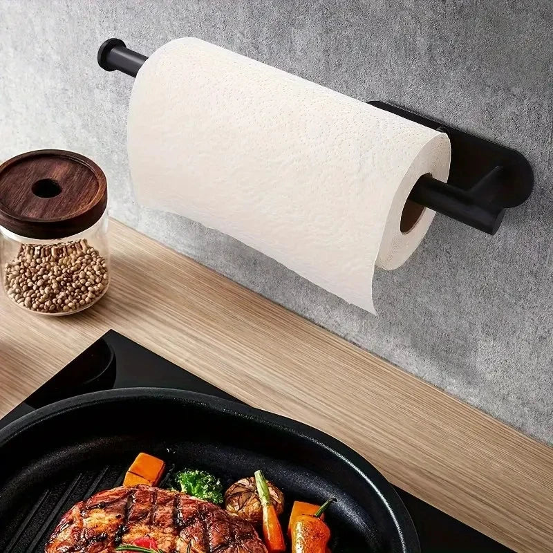 Self Adhesive Paper Towel Holder for Kitchen Cabinet,Bathroom Tissue and Towel Holder