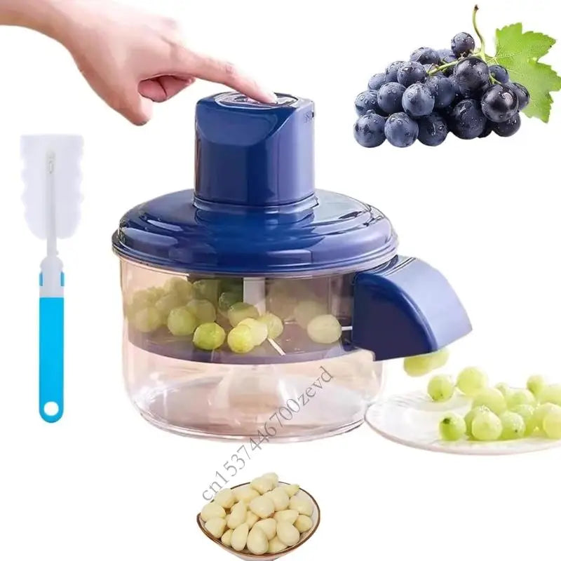 Electric Fruit Peeler For Small Fruits Gentle Skin Removal Rechargeable Portable Design Safe Nonslip Base For Home P9YB